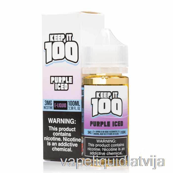 Violets Ledus - Paturiet To 100 - 100 Ml 6mg Vape šķidruma